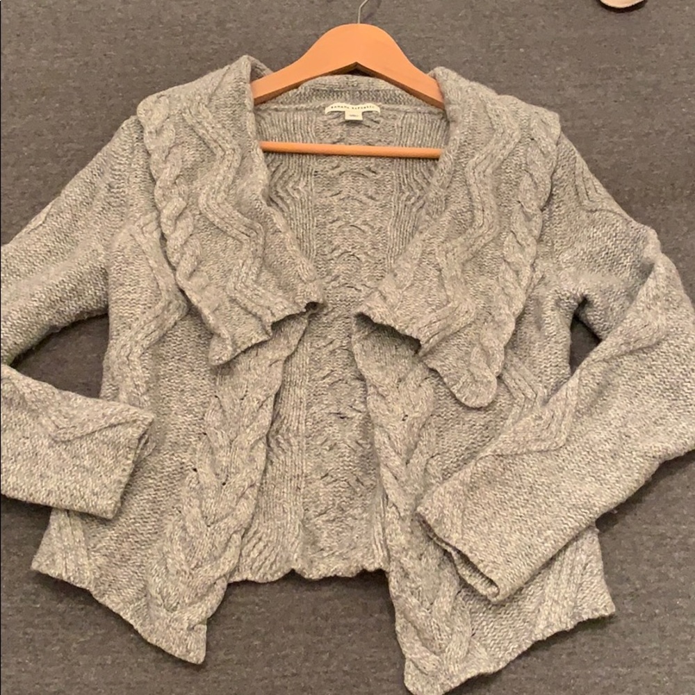 Banana Republic cable knit cardigan sweater